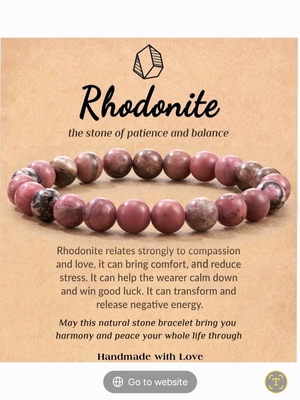 Handmade Pink Jade And Coconut Shell Braclet Set! - Picture 11 of 11